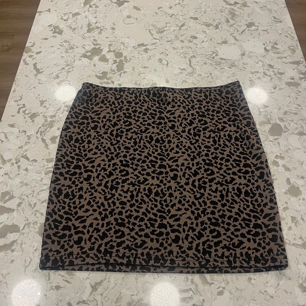 Y2K Cheeta Mobwife Mini Skirt Woman's Size Small